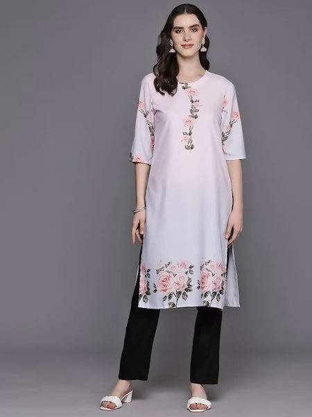 Ahalyaa Women's Traditional wear Kurta - Pink