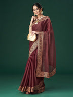 kasee Embellished Zari Saree - Distacart