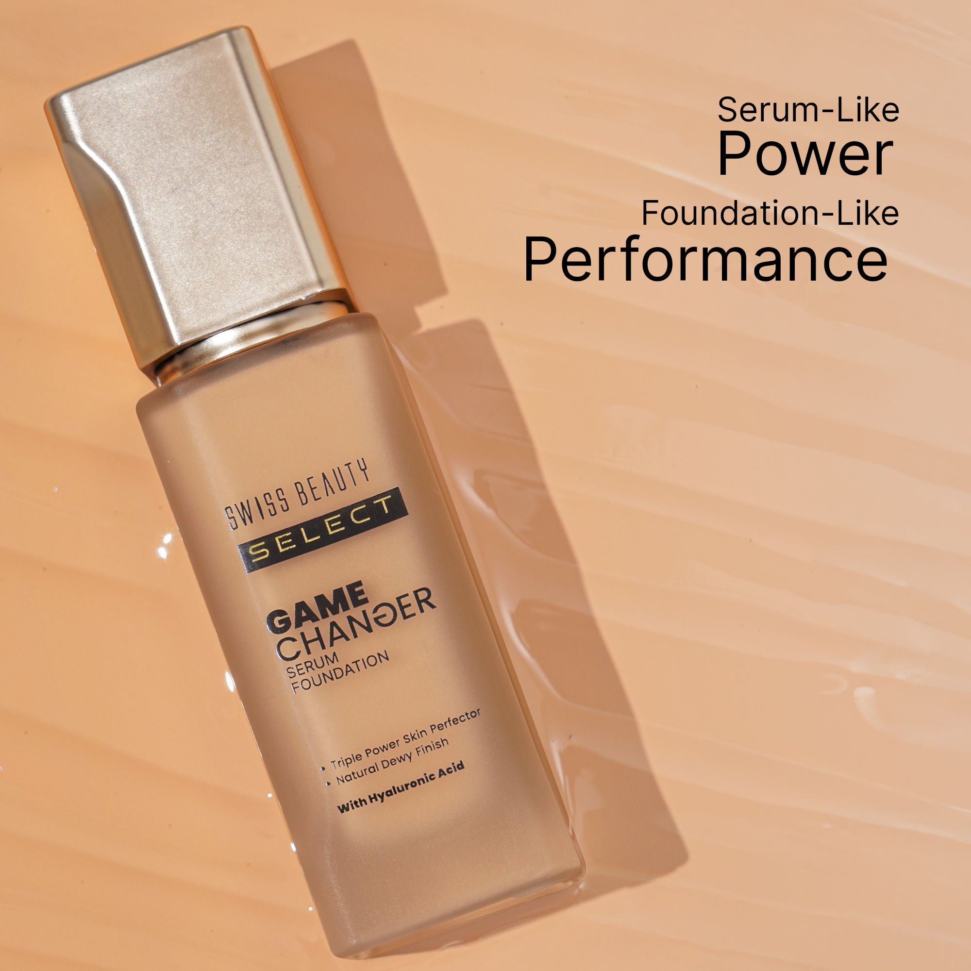 Swiss Beauty Select Game Changer Serum Foundation - Nude Creme - Distacart