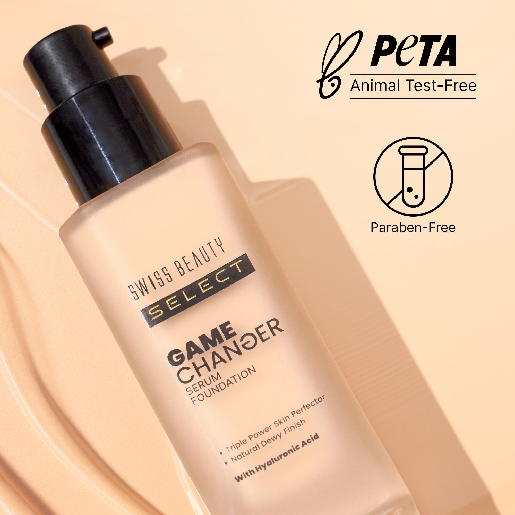 Swiss Beauty Select Game Changer Serum Foundation - Nude Creme - Distacart