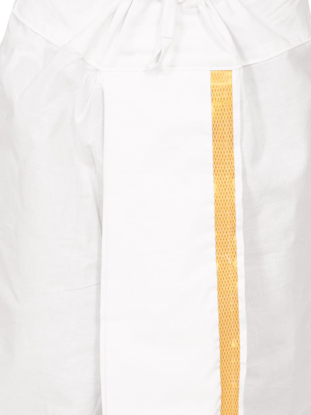 Sethukrishna Boys White Pure Cotton Kurta with Dhoti Pants
