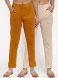 TAG 7 Women Pack of 2 Solid Leggings