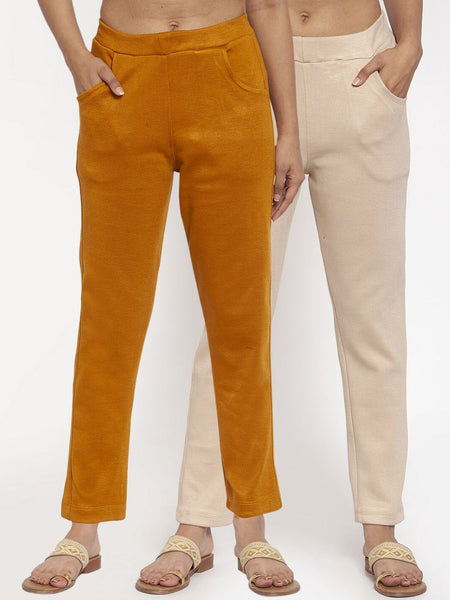TAG 7 Women Pack of 2 Solid Leggings