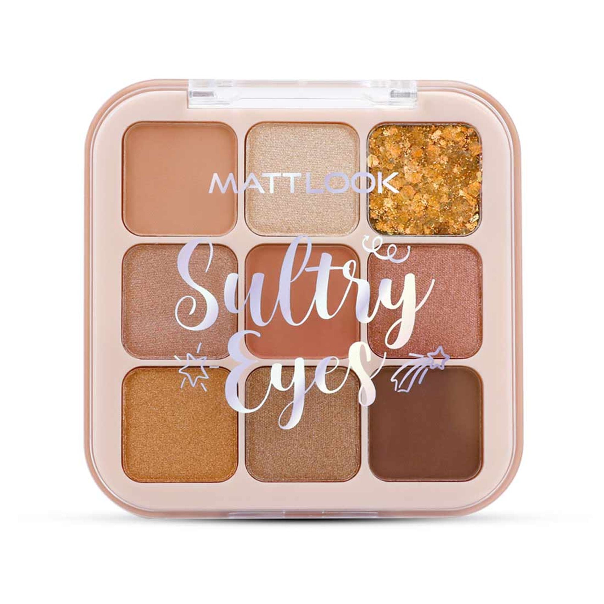 Matt Look Sultry Eyes Highly Pigmented Blendable Long Lasting Eyeshadow Palette - 01 Carnival Fest