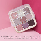 Matt Look Sultry Eyes Highly Pigmented Blendable Long Lasting Eyeshadow Palette - 01 Carnival Fest