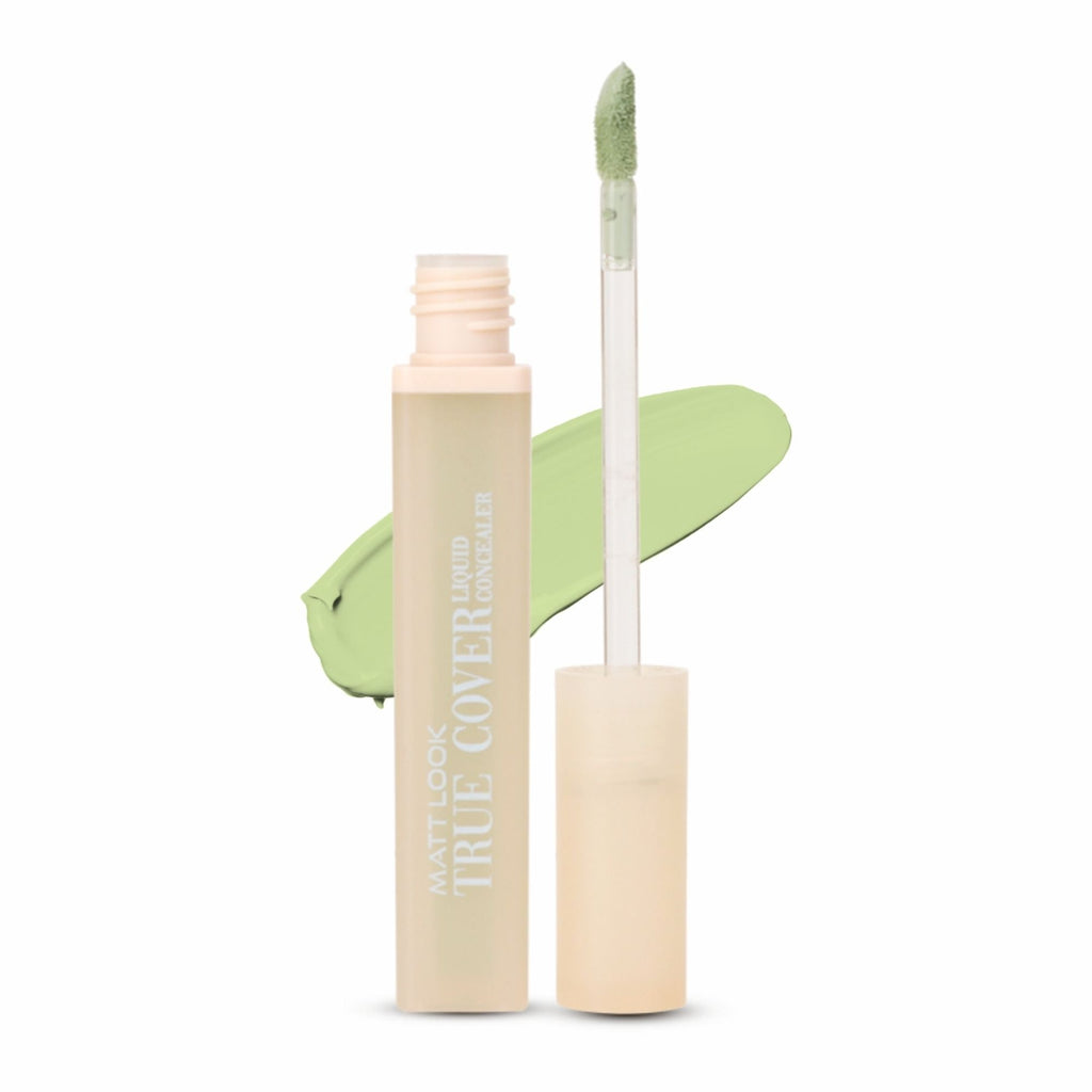 Matt Look True Cover Full Coverage Ultra Blendable Liquid Concealer - 50 Green Corrector
