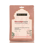 Swiss Beauty Care Bride & Bright Facial Kit With Alpha Arbutin ,Kakadu Plum 6 Steps For Bridal Glow