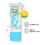Swiss Beauty Care Dew Lock Sunscreen SPF 50 PA++++ With 1% Hyaluronic Acid
