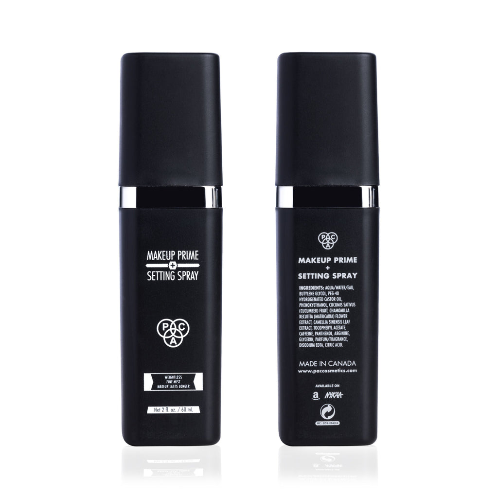 PAC Studio Makeup Prime and Setting Spray - Lightweight Mist, Preps & Hydrates Skin, Sets Makeup Flawlessly