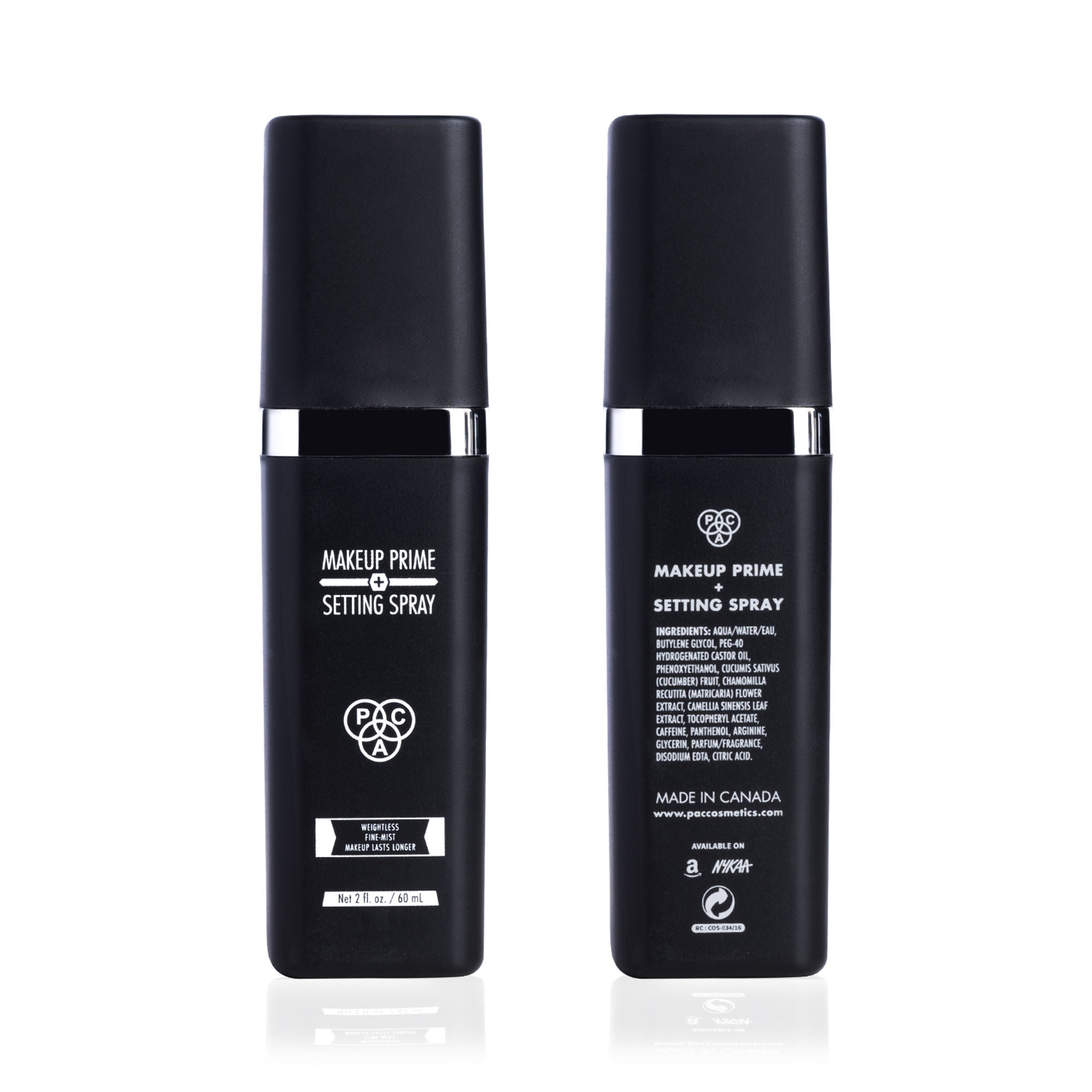 PAC Studio Makeup Prime and Setting Spray - Lightweight Mist, Preps & Hydrates Skin, Sets Makeup Flawlessly
