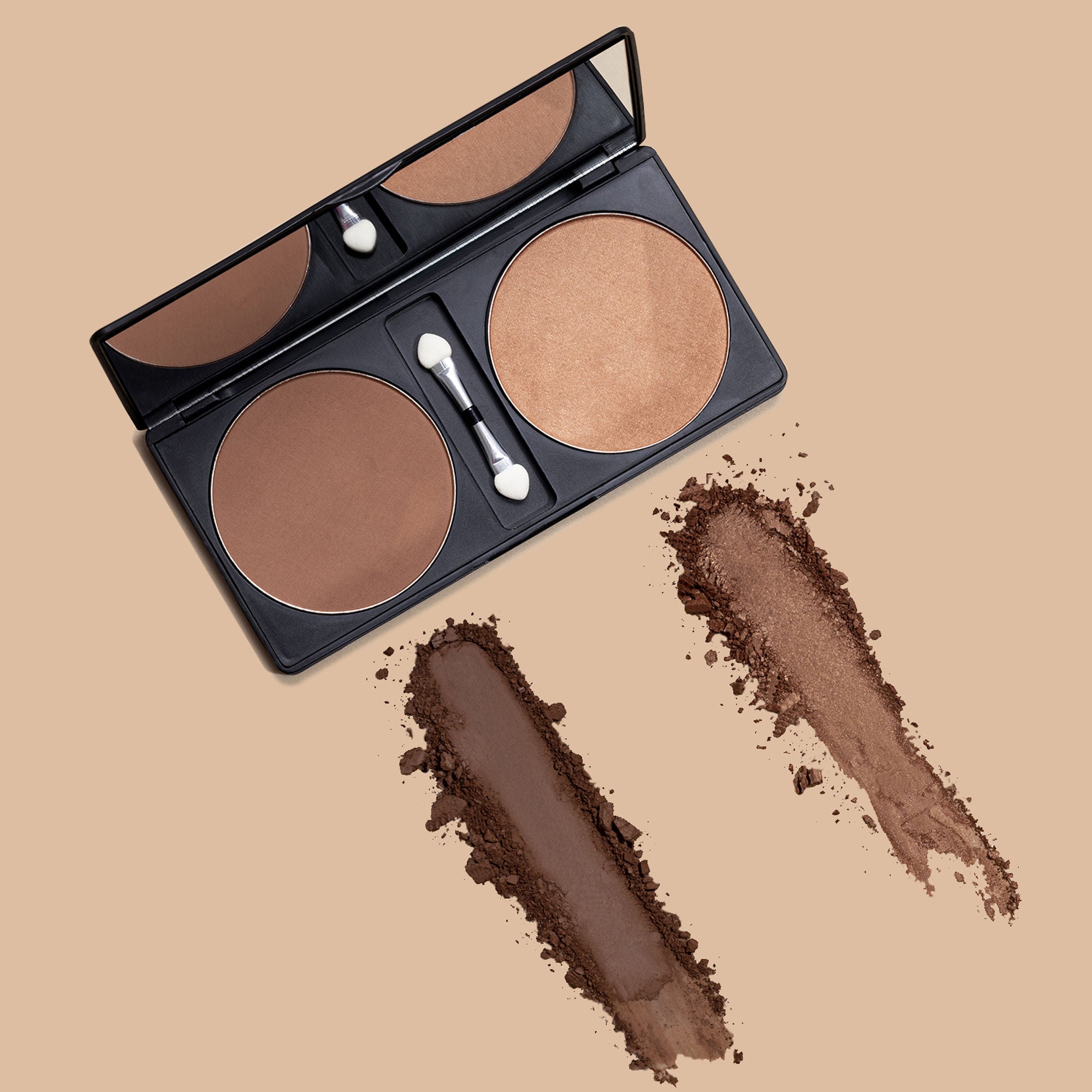 PAC Studio Terracotta Bronzing Powder - Luminous Matte Contour Shades, Sheer Natural Looking Coverage