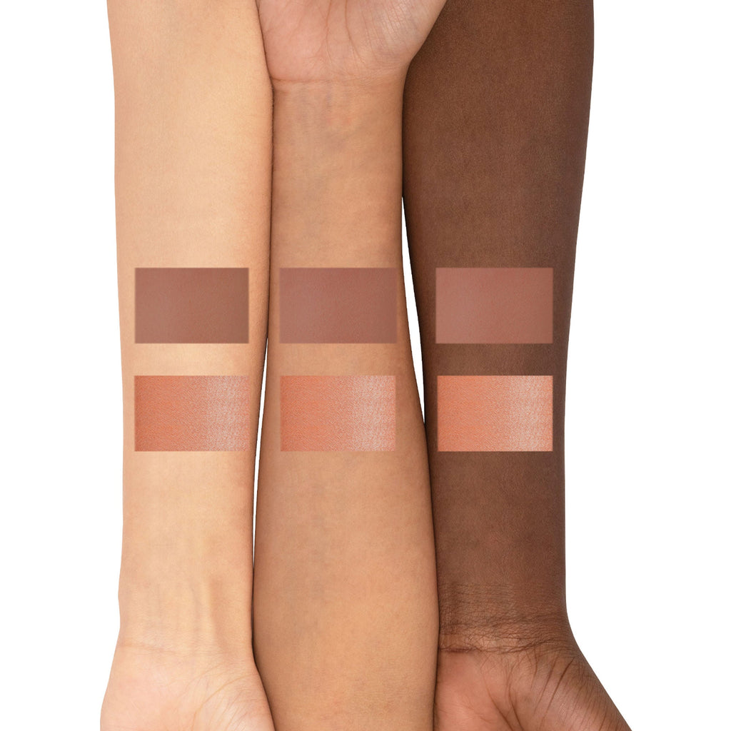 PAC Studio Terracotta Bronzing Powder - Luminous Matte Contour Shades, Sheer Natural Looking Coverage