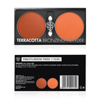 PAC Studio Terracotta Bronzing Powder - Luminous Matte Contour Shades, Sheer Natural Looking Coverage