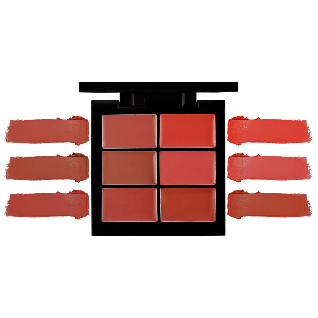 PAC Studio Lip Palette Nude - One Swipe Intense Color Payoff, Insanely Pigmented, Comfortable Long Wear