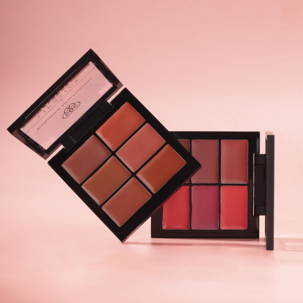 PAC Studio Lip Palette Pink - One Swipe Intense Color Payoff, Insanely Pigmented, Comfortable Long Wear