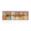 PAC Studio Super Coverage Cream Concealer Palette X12 - Creamy Blendable Formula, Longlasting Full Coverage