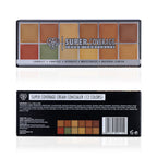 PAC Studio Super Coverage Cream Concealer Palette X12 - Creamy Blendable Formula, Longlasting Full Coverage