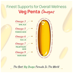bliss welness heart brain skin health penta omega veg softgel