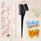 KINDED 2 In 1 Hair Colouring Dye Brush Applicator And Tail Comb Set of 2