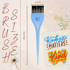 KINDED Multipurpose Blue Hair Color and Mehndi Brush Set of 2