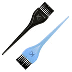 KINDED Multipurpose Black & Blue Hair Color and Mehndi Brush Set of 2