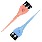 KINDED Multipurpose Orange & Blue Hair Color and Mehndi Brush Set of 2