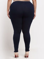 TAG 7 Women Plus Size Cotton Ankle Length Leggings