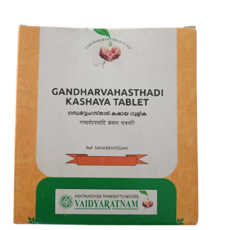 Vaidyaratnam Gandharvahastadi kashaya Gulika