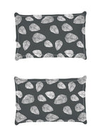 Story@home Arena Grey & White Floral Printed 180 TC Bedsheet & Pillow Covers - Distacart