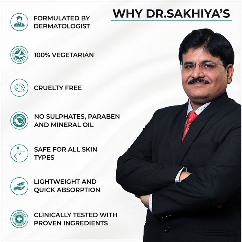 Dr.Sakhiya Anti-Dandruff Shampoo, Itchy Scalp Relief For Men & Women - Distacart
