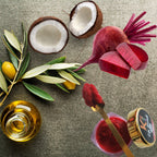 KINDED Lip Sugar Scrub Herbal Exfoliator - Beetroot