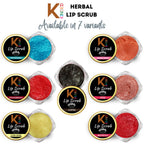 KINDED Lip Sugar Scrub Herbal Exfoliator - Beetroot