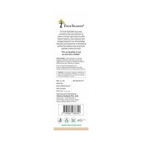 Four Seasons Triphala Juice - Distacart