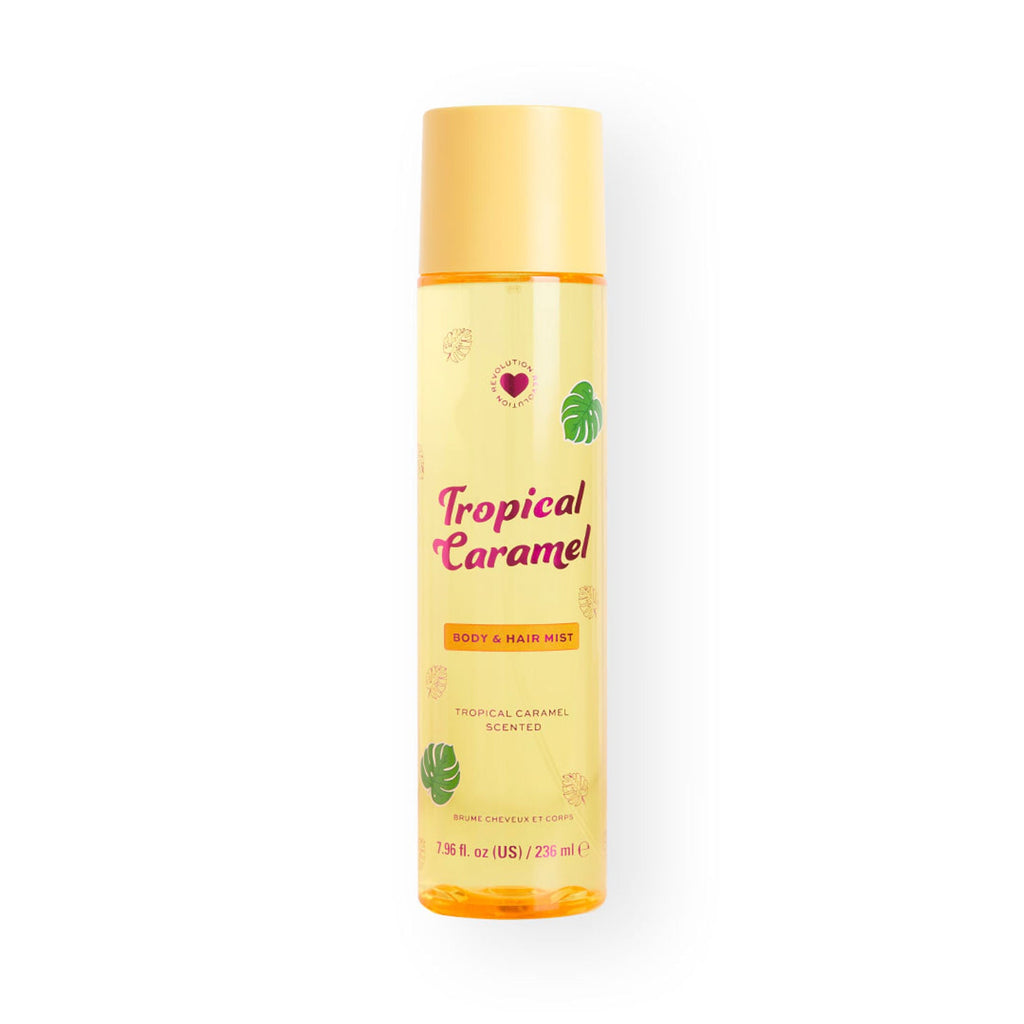 Makeup Revolution Tropical Caramel Hair And Body Mist - Distacart