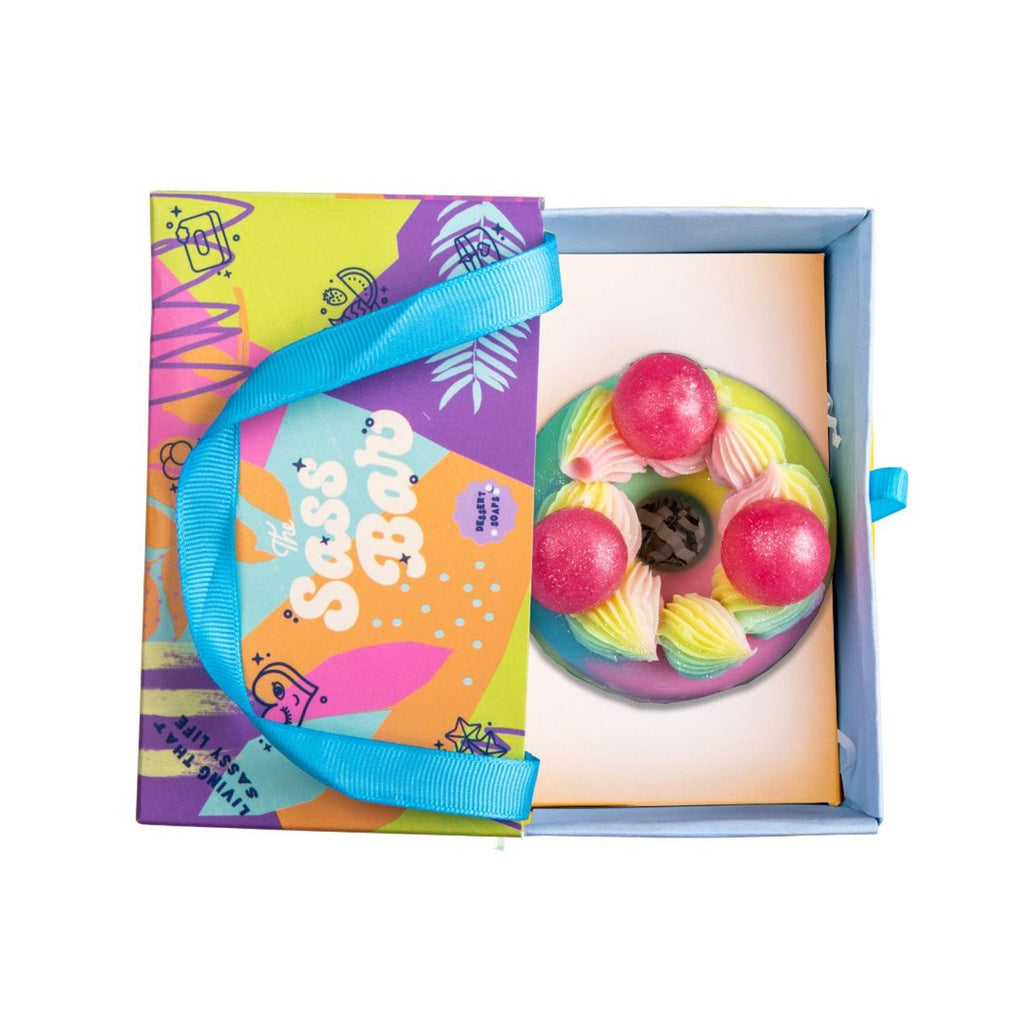 The Sass Bar Cherry Glazed Donut Soap - Distacart