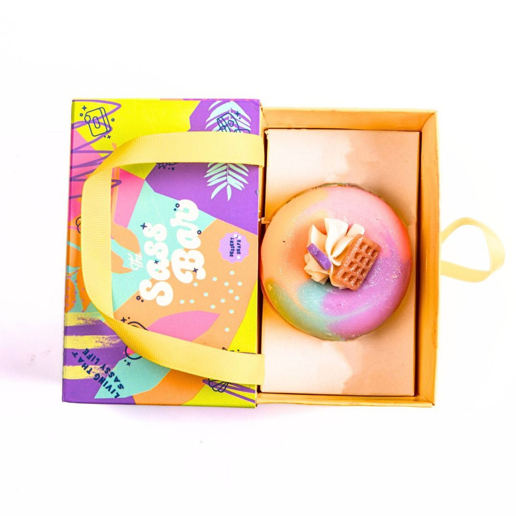 The Sass Bar Whipped Cream Sunset Donut Soap - Distacart