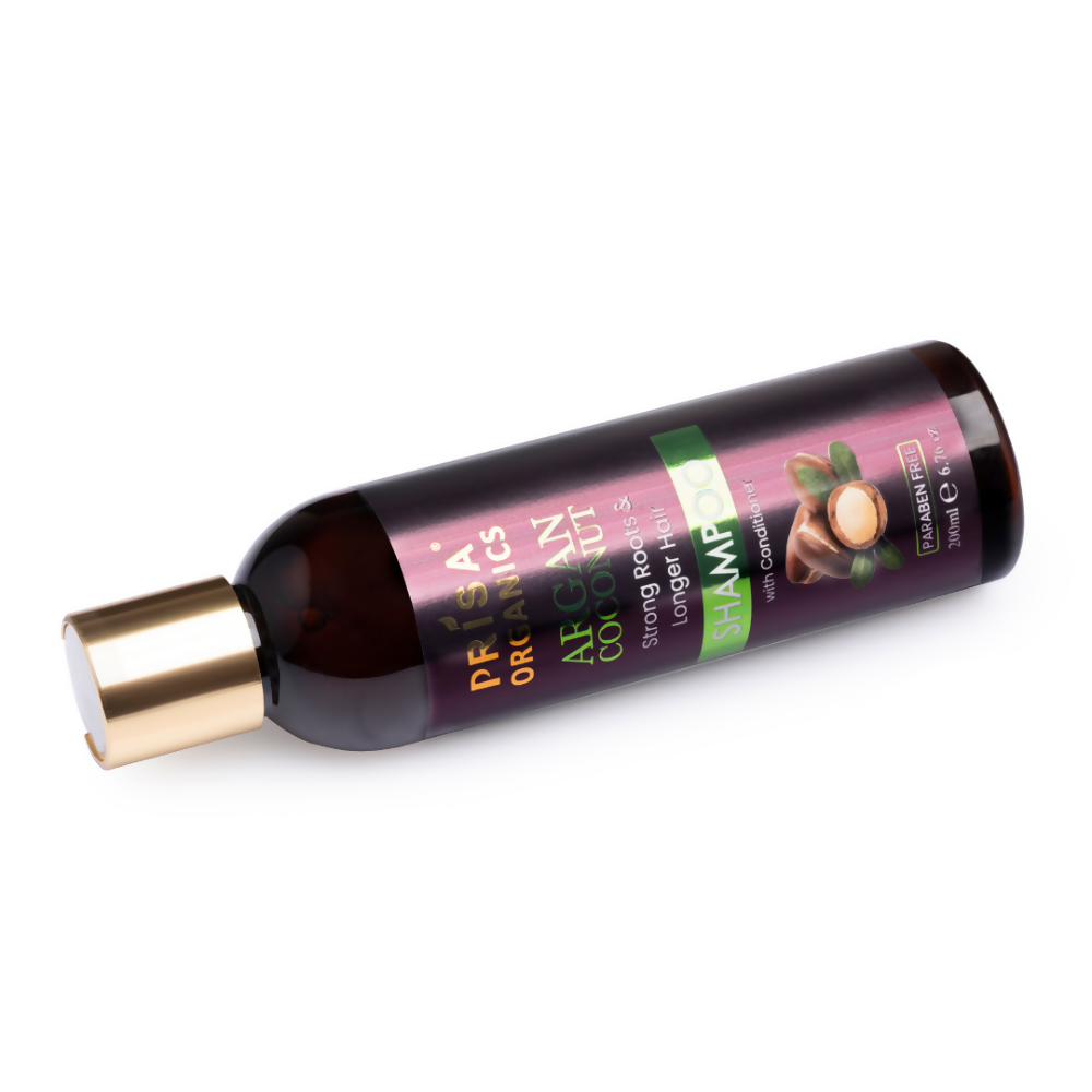 Prisa Organics Argan & Coconut Shampoo - Distacart