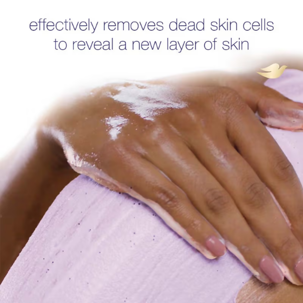 Dove Exfoliating Body Polish Scrub With Crushed Lavender And Coconut Milk