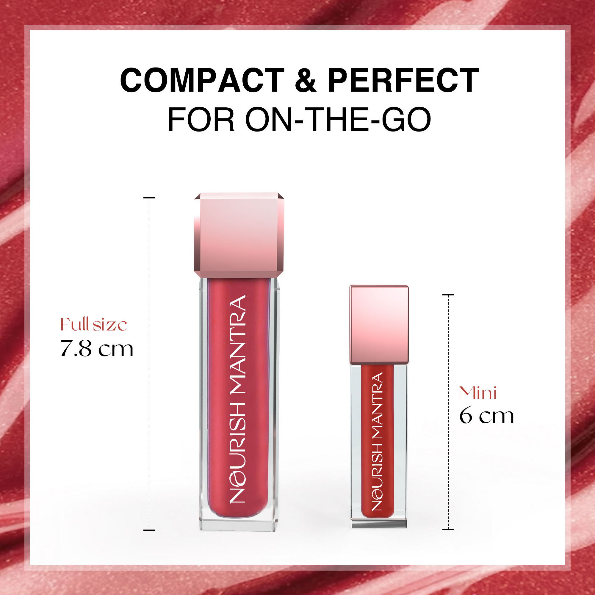Nourish Mantra Liquid Lipstick Creamy Matte with SPF / Water Proof, Smudge Proof Shade-Berry Dhamaka