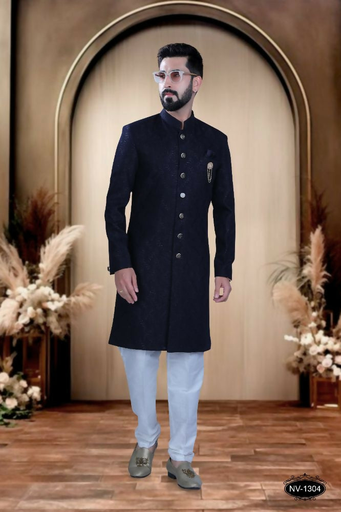 Joban Fashion Men's Blue TR Kurta with Pyjama