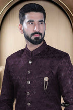Joban Fashion Men's Wine TR Kurta with Pyjama