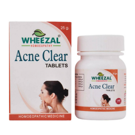 Wheezal Homeopathy Acne Clear Tablets