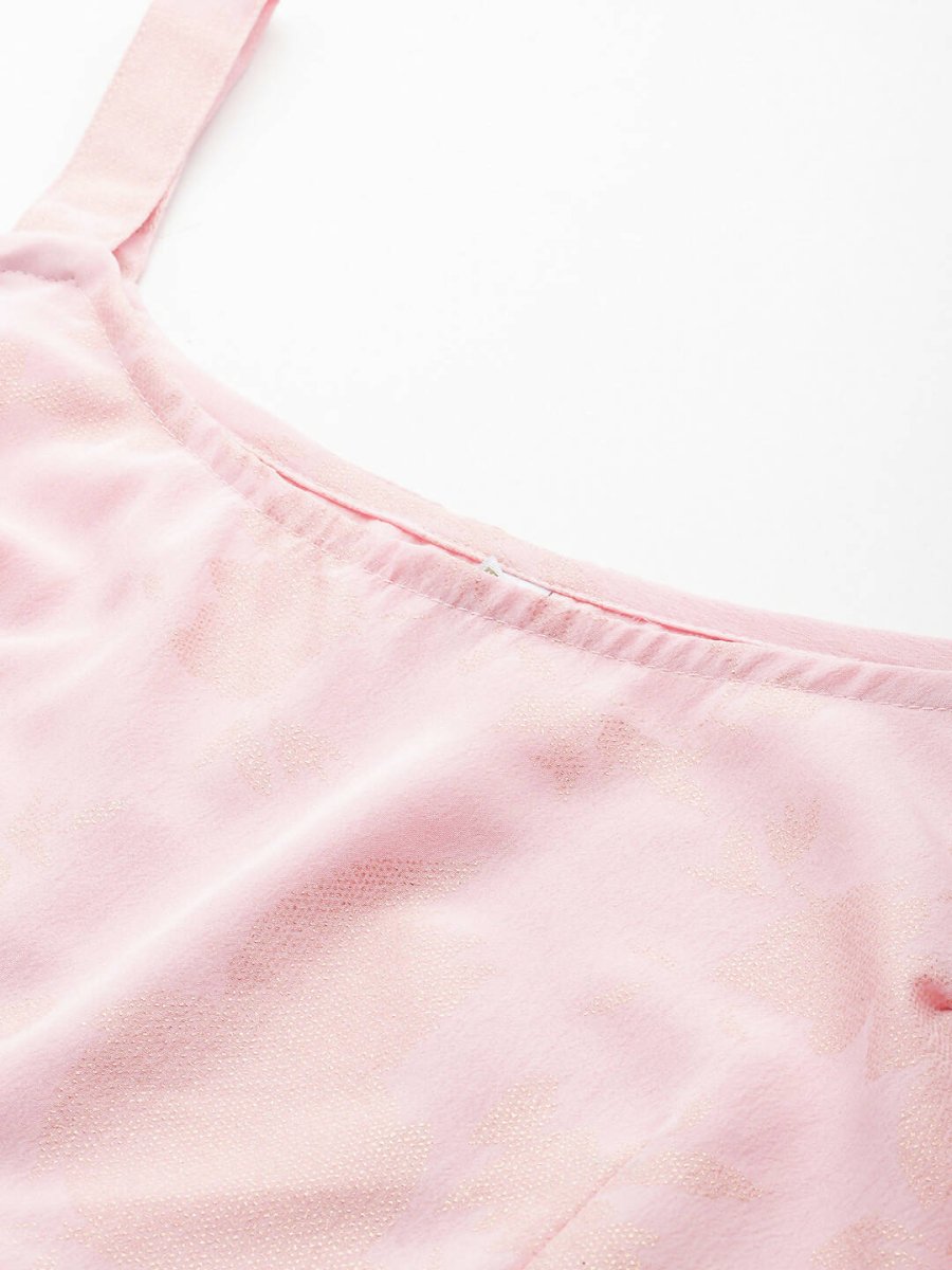 Ahalyaa Women's Traditional Wear Co-ods - Pink - Distacart