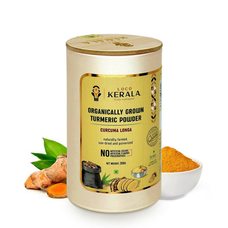 LocoKerala Curcuma Longa Organically Grown Turmeric Powder