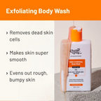 Chemist At Play Lactic Acid Exfoliating Body Wash & AHA Underarm Roll-On Combo - Distacart