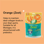 Happi Doggy Dental Chew Zest - Orange Petite