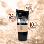 Faces Canada All Day Hydra Matte Mini Foundation - Medium Natural 022 - Distacart