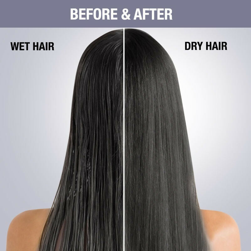 Nykaa Naturals Microfiber Hair Wrap for Frizz Free & Shiny Hair - Grey
