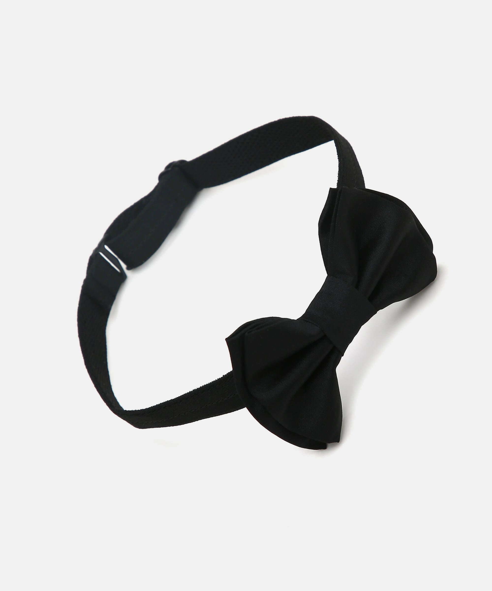 Manet Boys Solid Double Layer Bow - Black
