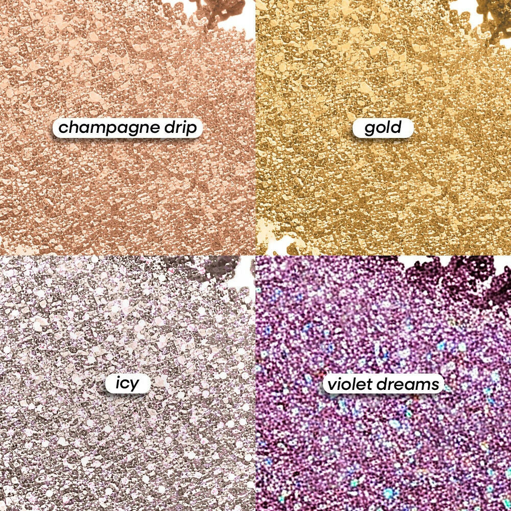 Nykaa Diamond Jelly Cooling Shimmer Eyeshadow Stick - Multi-Use, High Shine Glitter - Icy